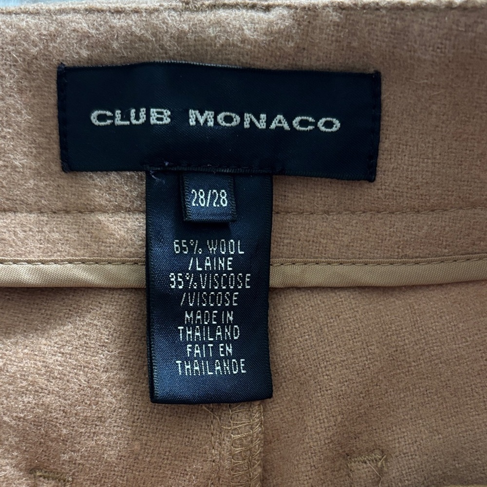Club Monaco Women’s Brown Chinos - Picture 2 of 11
